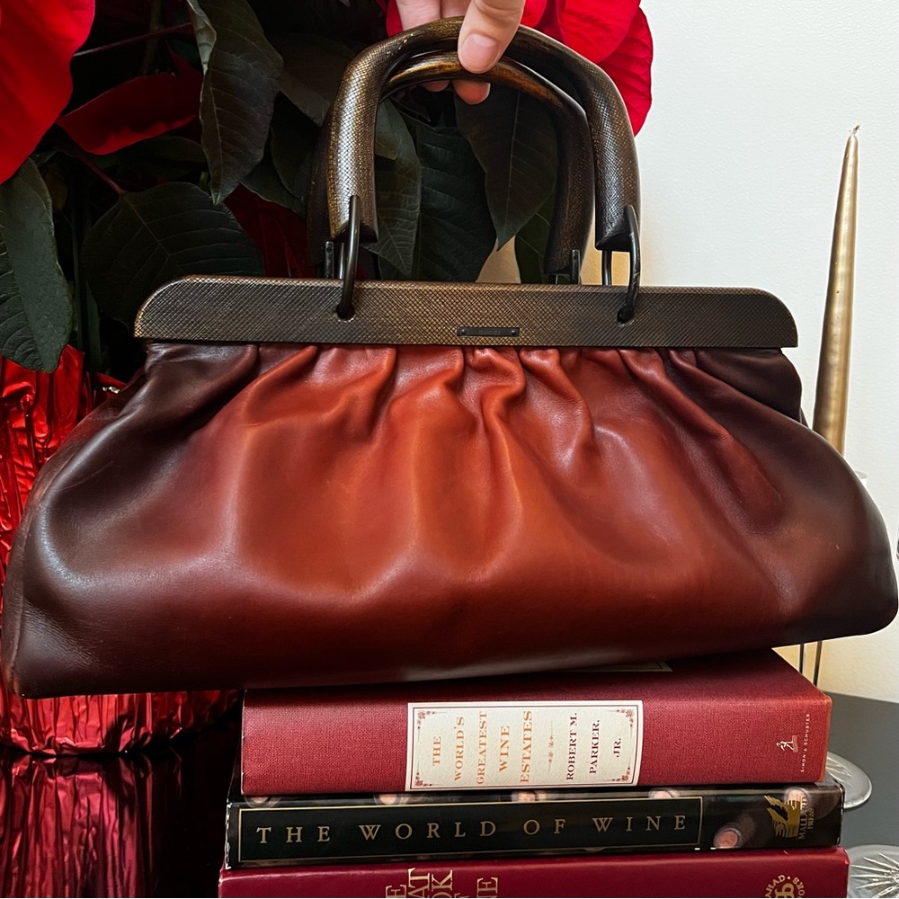 Gucci by Tom Ford Wood Frame Bag